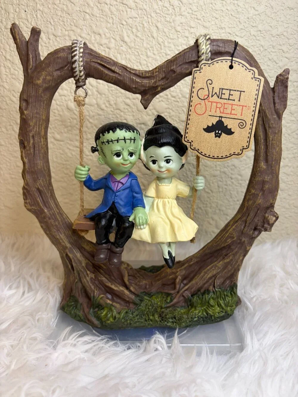Sweet Street Frankenstein Bride Swing Halloween Figurine Statue NWT
